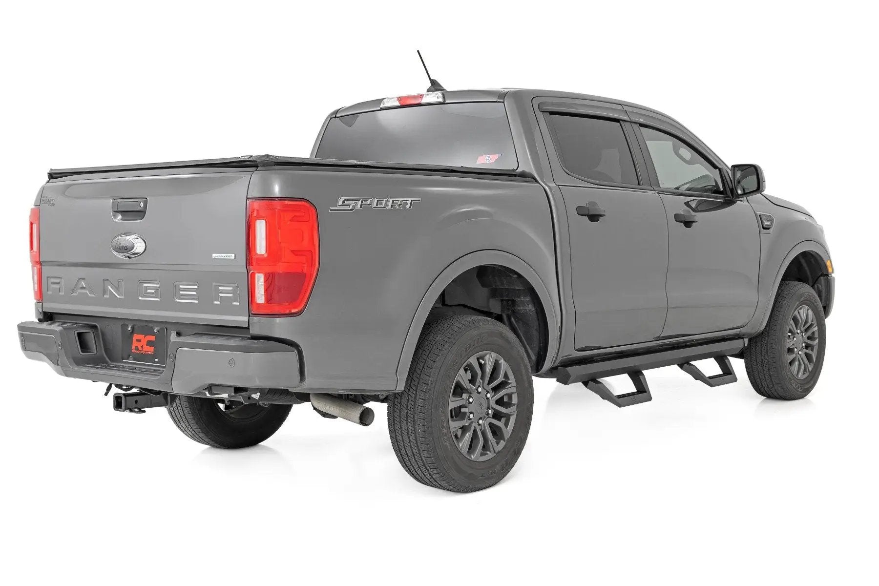 Rough Country SRX2 Adjustable Aluminum Steps | Ford Ranger 2WD/4WD (2019-2025) by Rough Country
