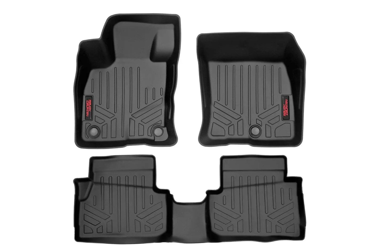 Rough Country Floor Mats | Front and Rear | Ford Maverick 2WD/4WD (2022-2026) by Rough Country