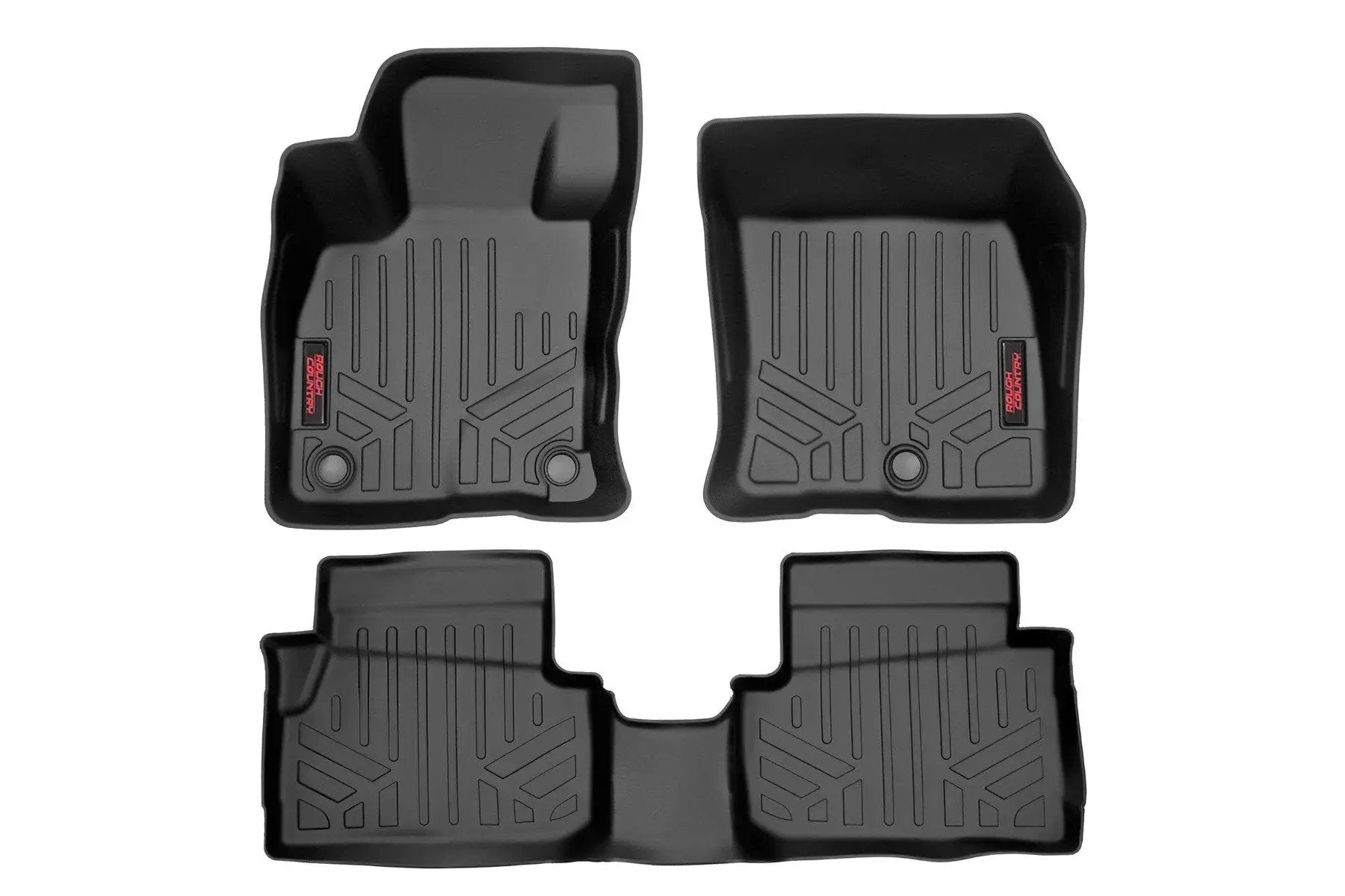 Rough Country Floor Mats | Front and Rear | Ford Maverick 2WD/4WD (2022-2026) by Rough Country