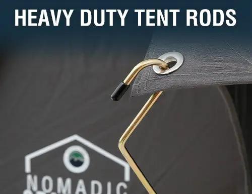 OVS HD Nomadic N3E - Soft Sided Roof Top Tent, 3 Person, White Body & Dark Grey RainFly by OVS