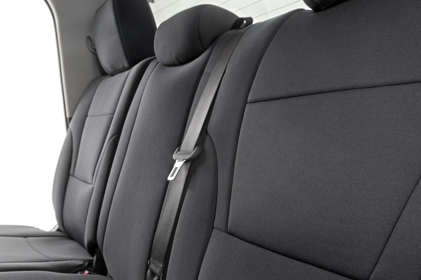 Rough Country Seat Covers | No Rear Cup Holder | Toyota Tundra 2WD/4WD (2022-2026) by Rough Country