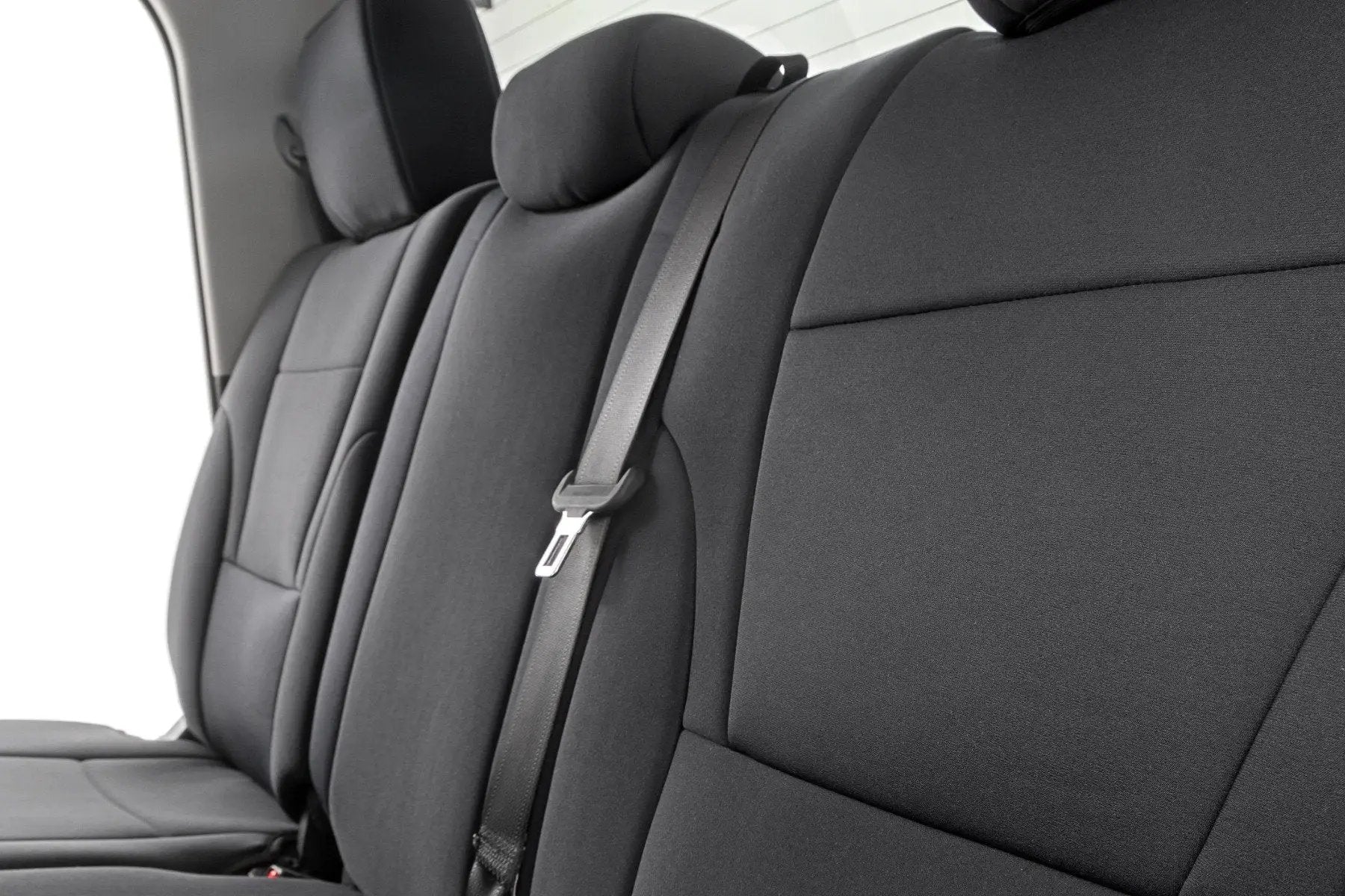 Rough Country Seat Covers | No Rear Cup Holder | Toyota Tundra 2WD/4WD (2022-2026) by Rough Country