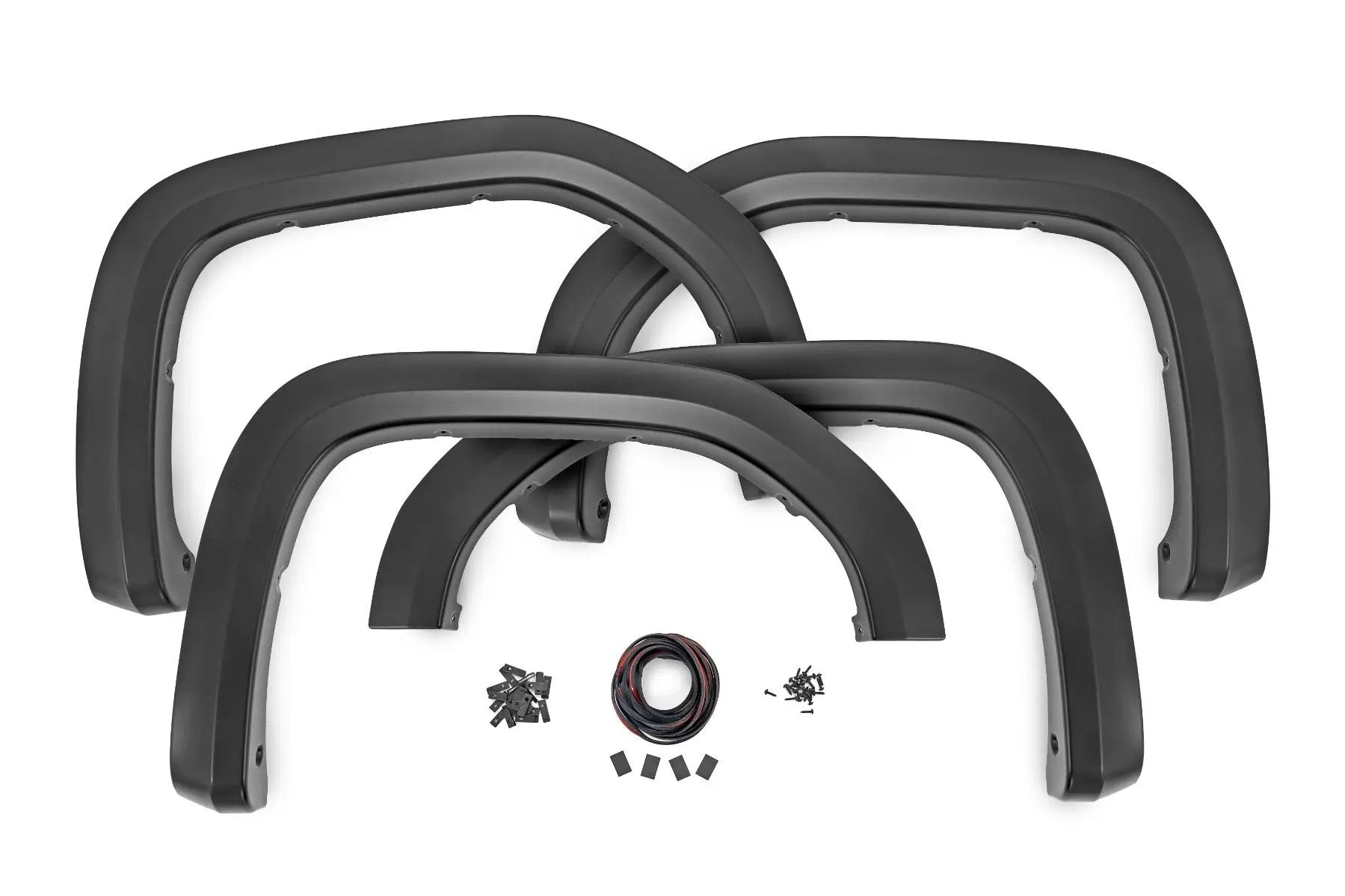 Rough Country Fender Flares | Sport | GAN Silver Ice Metallic | GMC Sierra 1500 (19-26) by Rough Country