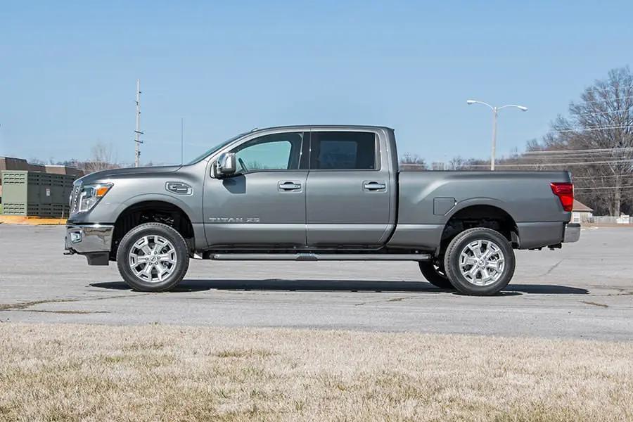 Rough Country 2 Inch Lift Kit | Red Spacers | Nissan Titan XD 2WD/4WD (2016-2024) by Rough Country