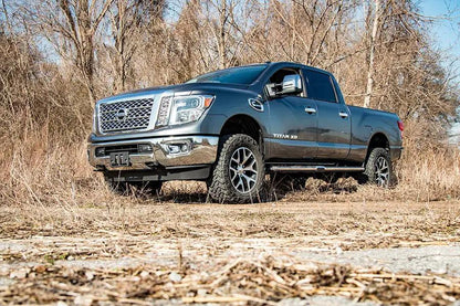 Rough Country 2 Inch Lift Kit | Red Spacers | Nissan Titan XD 2WD/4WD (2016-2024) by Rough Country