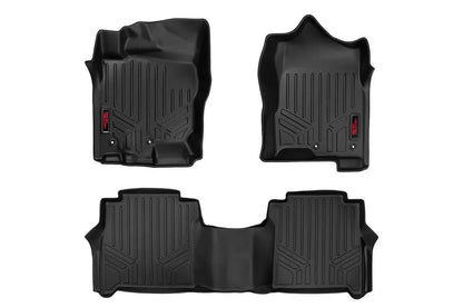 Rough Country Floor Mats | FR & RR | Crew Cab | Nissan Titan (17-24)/Titan XD (16-24) by Rough Country
