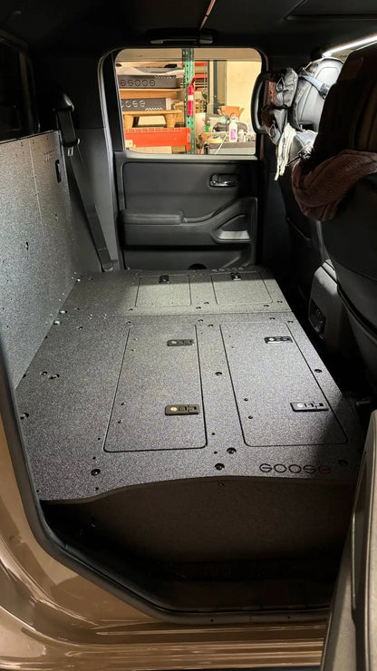 Nissan - Frontier - Crew Cab - 2021-Present - 3rd Gen - Explore Series - Second Row Seat Delete Plate System by Goose Gear