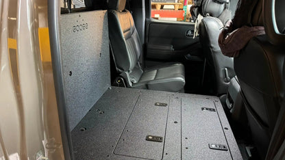 Nissan - Frontier - Crew Cab - 2021-Present - 3rd Gen - Explore Series - Second Row Seat Delete Plate System by Goose Gear