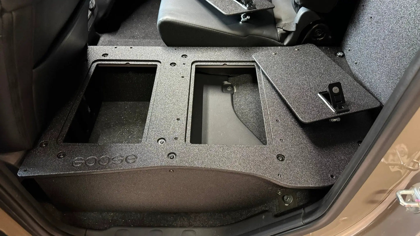 Nissan - Frontier - Crew Cab - 2021-Present - 3rd Gen - Explore Series - Second Row Seat Delete Plate System by Goose Gear
