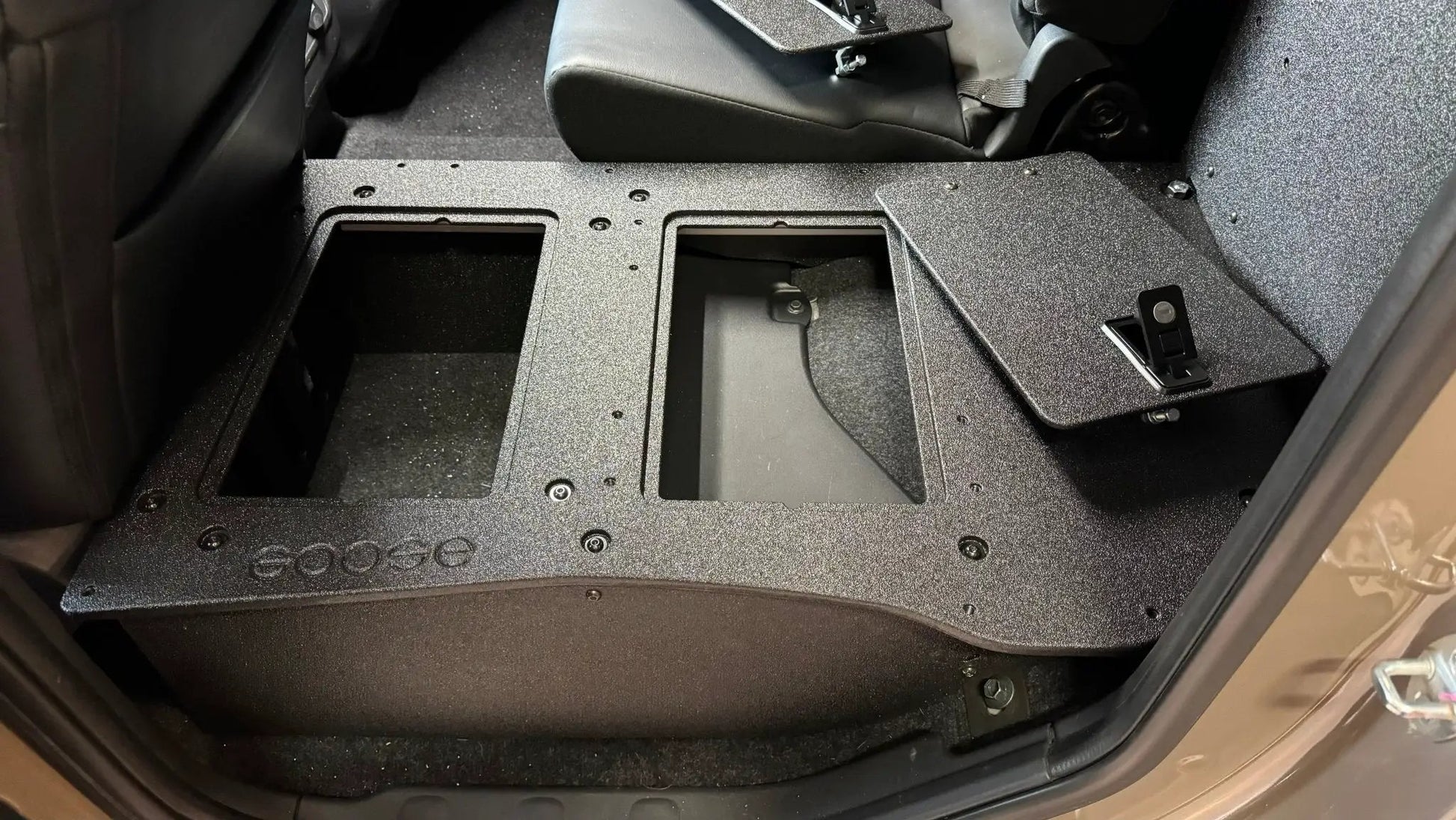 Nissan - Frontier - Crew Cab - 2021-Present - 3rd Gen - Explore Series - Second Row Seat Delete Plate System by Goose Gear