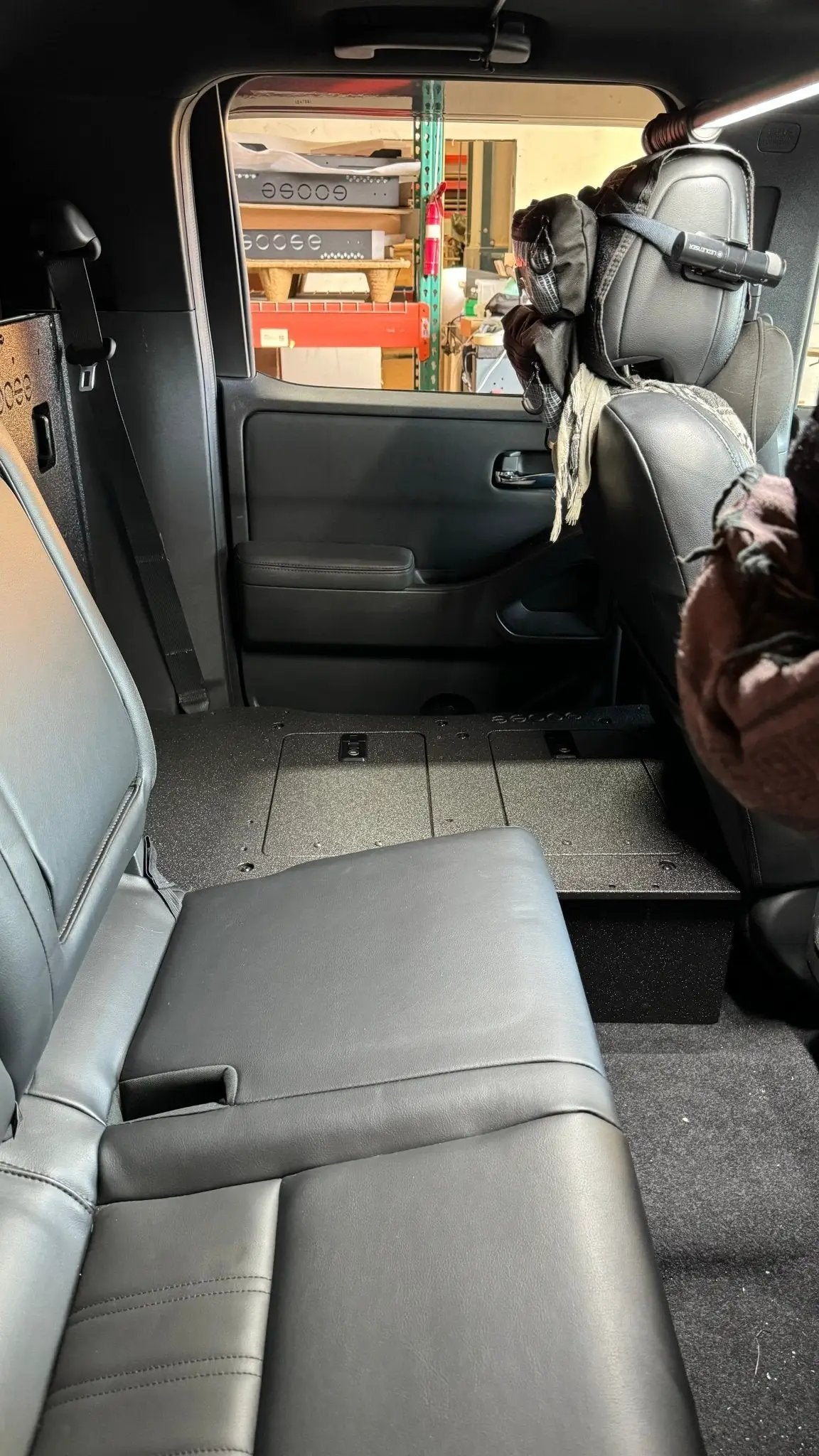 Nissan - Frontier - Crew Cab - 2021-Present - 3rd Gen - Explore Series - Second Row Seat Delete Plate System by Goose Gear