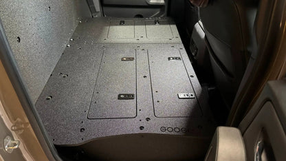 Nissan - Frontier - Crew Cab - 2021-Present - 3rd Gen - Explore Series - Second Row Seat Delete Plate System by Goose Gear
