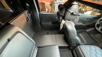 Nissan - Frontier - Crew Cab - 2021-Present - 3rd Gen - Explore Series - Second Row Seat Delete Plate System by Goose Gear