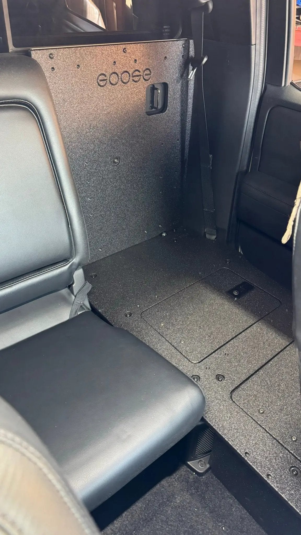 Nissan - Frontier - Crew Cab - 2021-Present - 3rd Gen - Explore Series - Second Row Seat Delete Plate System by Goose Gear