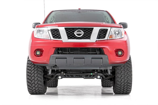 Kit de luces LED | Montaje en antiniebla | Par negro de 2" | Concentradas | Nissan Frontier (05-20)