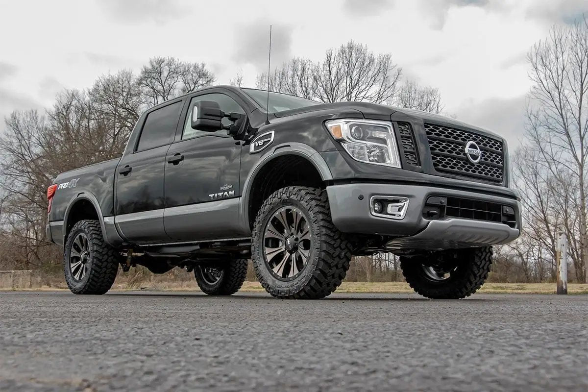 Rough Country 3 Inch Lift Kit | N3 Struts & Shocks | Nissan Titan 2WD/4WD (2004-2024) by Rough Country