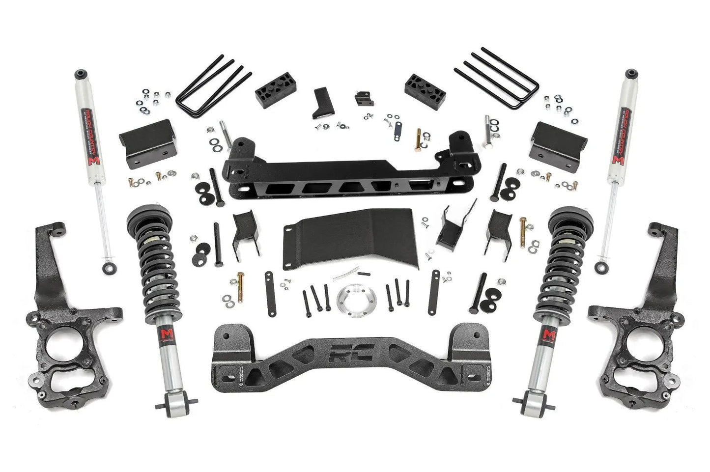 Rough Country 4 Inch Lift Kit | M1 Struts/M1 | Ford F-150 4WD (2015-2020) by Rough Country