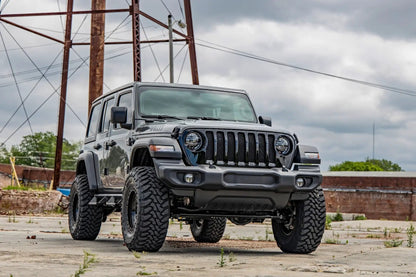 Rough Country 3.5 Inch Lift Kit | C/A Drop | 4-Door | EcoDiesel | Jeep Wrangler Unlimited (20-23) by Rough Country