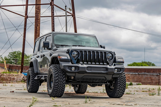 Kit de elevación de 3.5 pulgadas | Caída C/A | 4 puertas | EcoDiesel | Jeep Wrangler Unlimited (20-23)