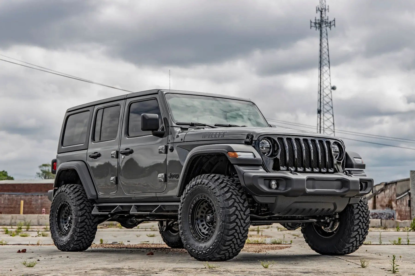 Rough Country 3.5 Inch Lift Kit | C/A Drop | 4-Door | EcoDiesel | Jeep Wrangler Unlimited (20-23) by Rough Country