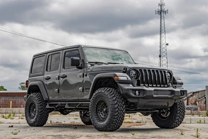 Rough Country 3.5 Inch Lift Kit | C/A Drop | 4-Door | EcoDiesel | Jeep Wrangler Unlimited (20-23) by Rough Country