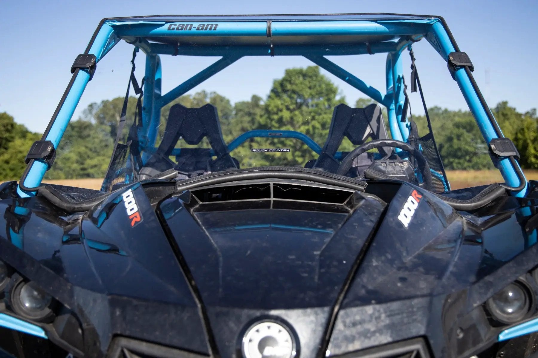 Rough Country Full Windshield | Scratch Resistant | Can-Am Maverick Max 1000R X by Rough Country
