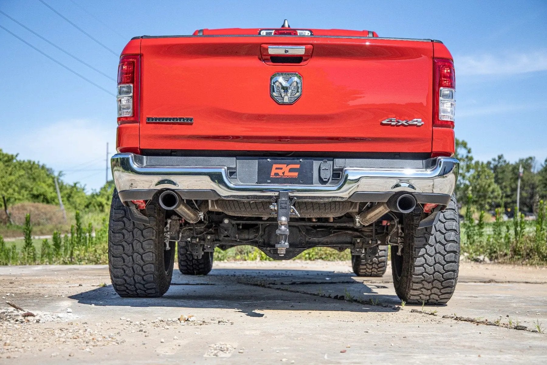 Rough Country Performance Cat-Back Exhaust | Stainless | 5.7L | Ram 1500 2WD/4WD (19-24) by Rough Country