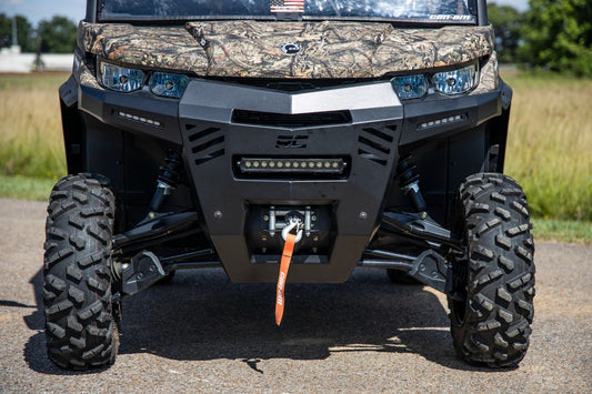 Rough Country LED Light | Bumper Mount | 12" and 6" Pair Combo | Can-Am Defender HD 8/HD 9/HD 10