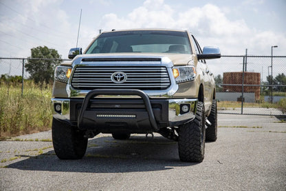Rough Country LED Light Kit | Hood Bulge | 40" White/Amber Strip | Toyota Tundra (14-21) by Rough Country
