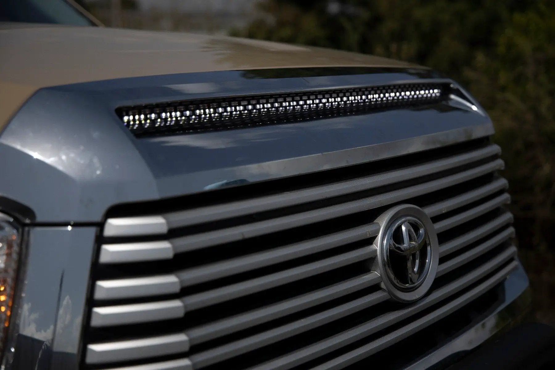 Rough Country LED Light Kit | Hood Bulge | 40" White/Amber Strip | Toyota Tundra (14-21) by Rough Country