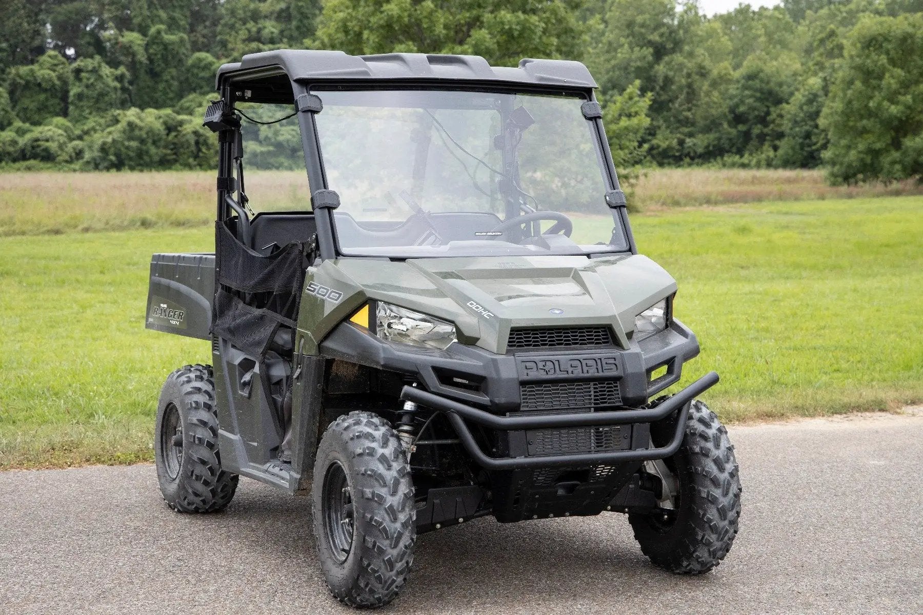 Rough Country Full Windshield | Scratch Resistant | Mid Size | Polaris Ranger 500/Ranger 800 Mid-Size by Rough Country