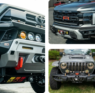 Aftermarket off-road front and rear bumpers, truck armor, and recovery-ready upgrades available from Auto Expedition in Ohio