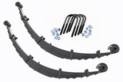 Rough Country Front Leaf Springs |8" Lift | Pair | Ford F-250/F-350 Super Duty 4WD (99-04) by Rough Country