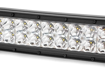 Rough Country 30 Inch Chrome Series LED Light Bar | Curved | Dual Row | Cool White DRL by Rough Country