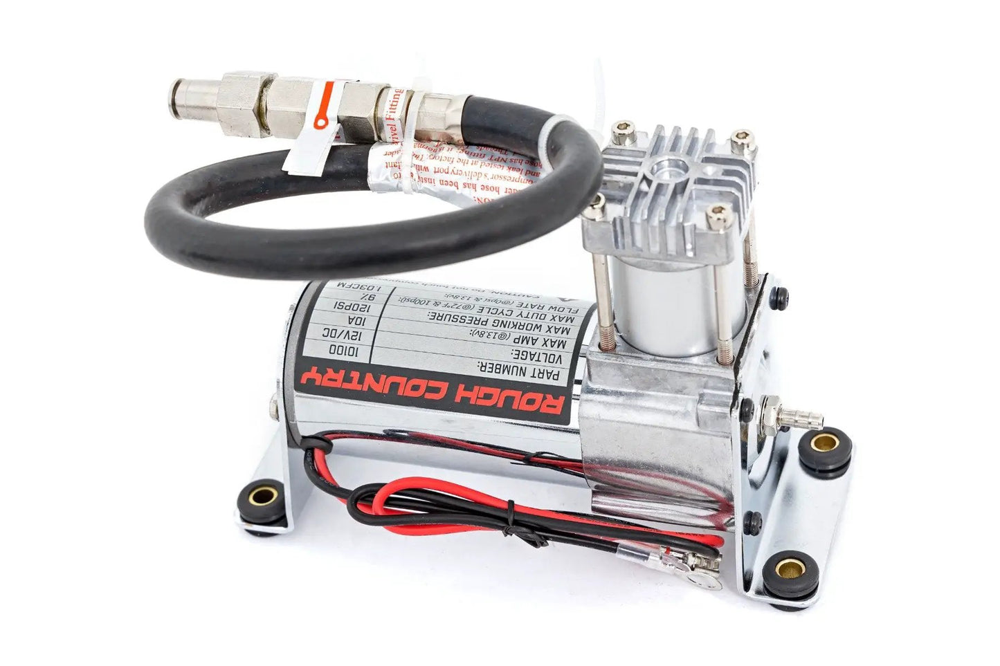 Rough Country Onboard Air Bag Compressor Kit w/Gauge by Rough Country