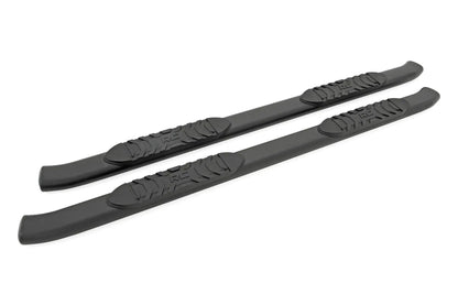 Rough Country Oval Nerf Step | Crew Cab | Black | Ram 1500/2500/3500 2WD/4WD (2010-2025 & Classic) by Rough Country