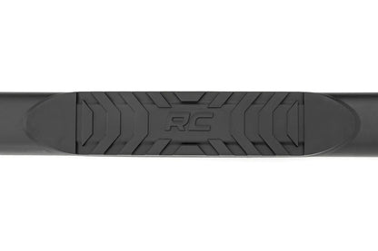 Rough Country Oval Nerf Step | Crew Cab | Black | Ram 1500/2500/3500 2WD/4WD (2010-2025 & Classic) by Rough Country