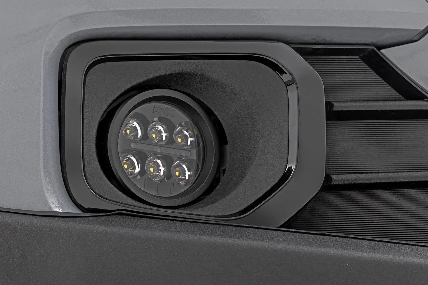 Rough Country LED Fog Light Kit | 3.5 Inch Round Black Series | Amber DRL | Toyota Tacoma (16-23) by Rough Country