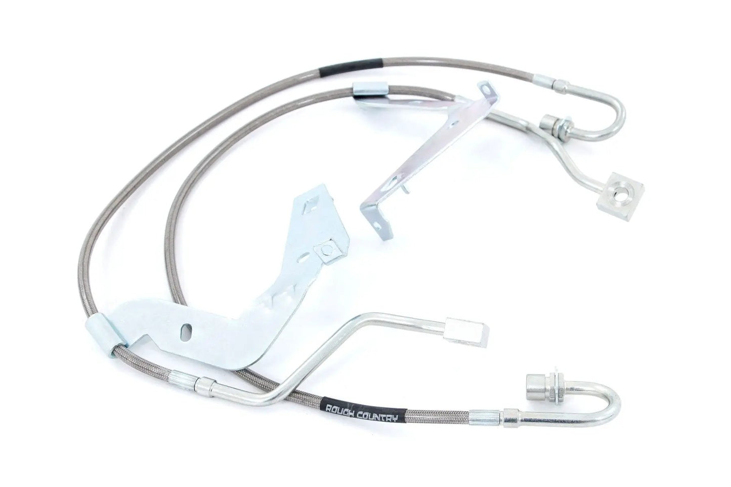Rough Country Brake Lines | Stainless | Front | Ford F-250/F-350 Super Duty 4WD (2017-2026) by Rough Country