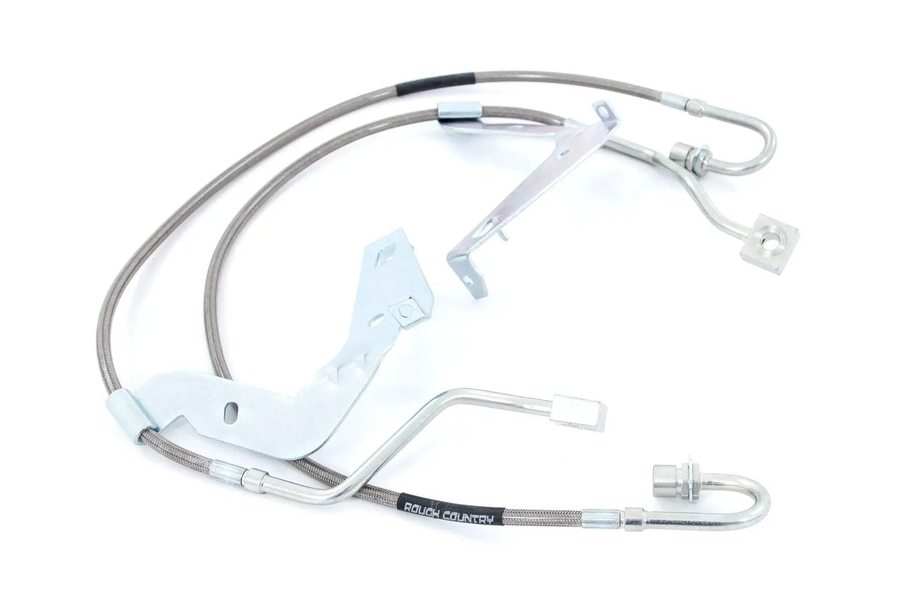 Rough Country Brake Lines | Stainless | Front | Ford F-250/F-350 Super Duty 4WD (2017-2026) by Rough Country