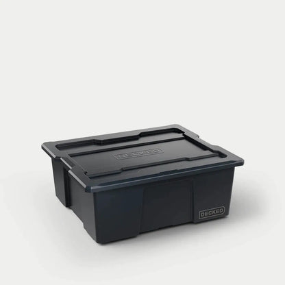 DECKED Payloader 32 - D-co bin with snap on lid - one - all black by DECKED
