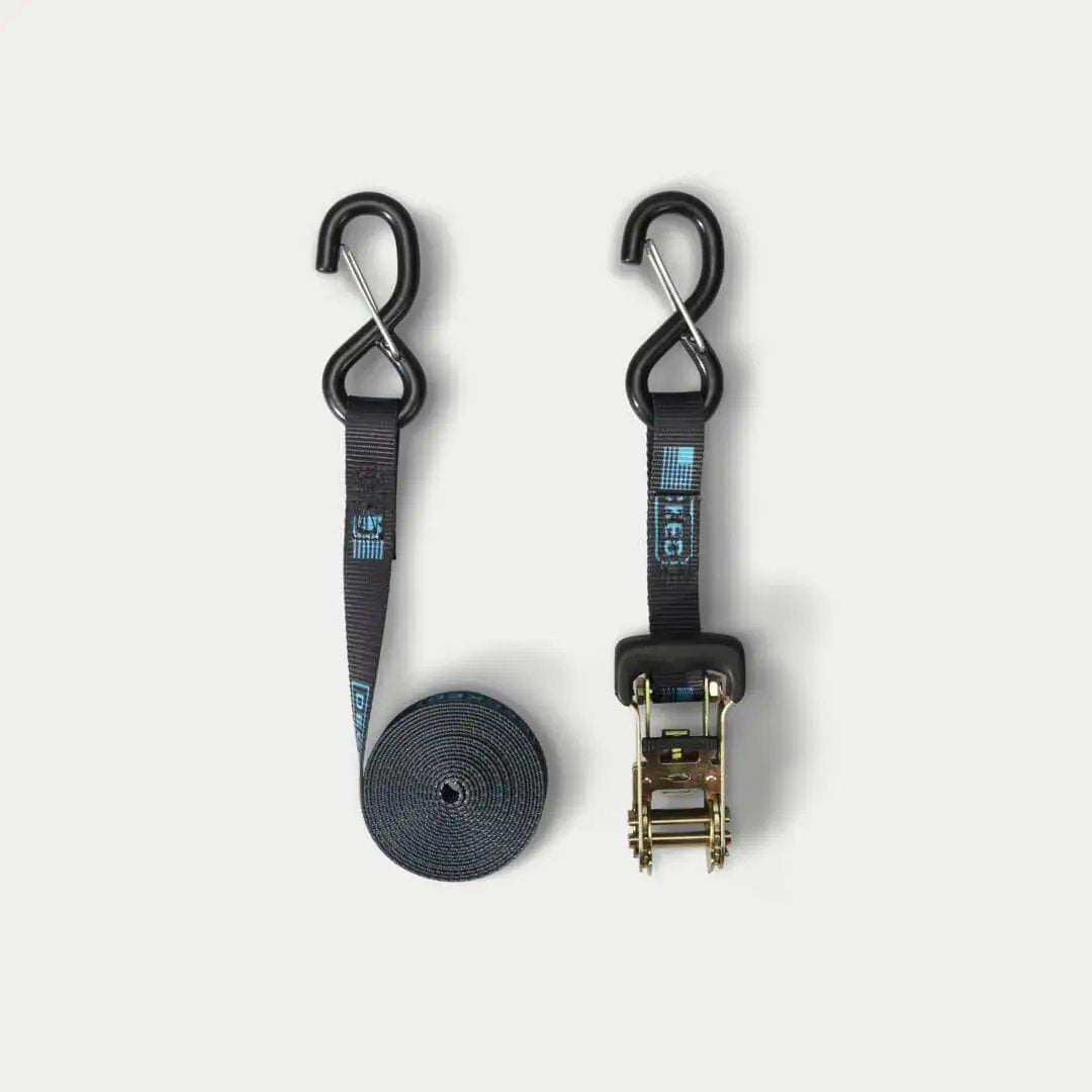 DECKED Rachet Straps - standard ratchet straps with DECKED logo - one set of two - blue by DECKED