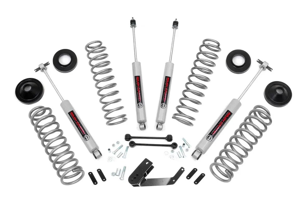 Rough Country 3.25 Inch Lift Kit | Jeep Wrangler JK 4WD (2007-2018) by Rough Country
