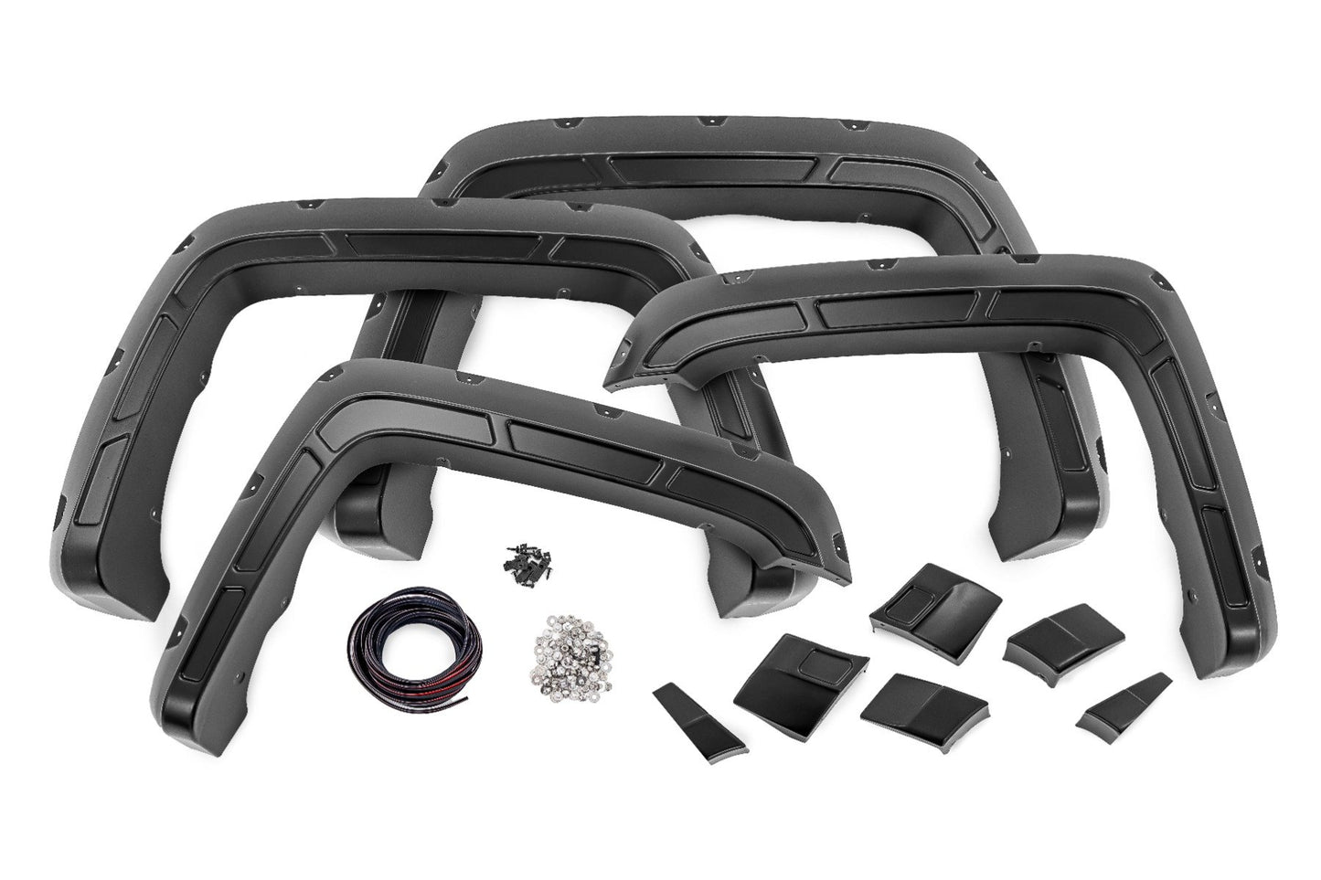 Rough Country Fender Flares | Sport | G6O Pacific Blue | GMC Sierra 1500 (14-18)/Sierra 2500 HD (15-19)