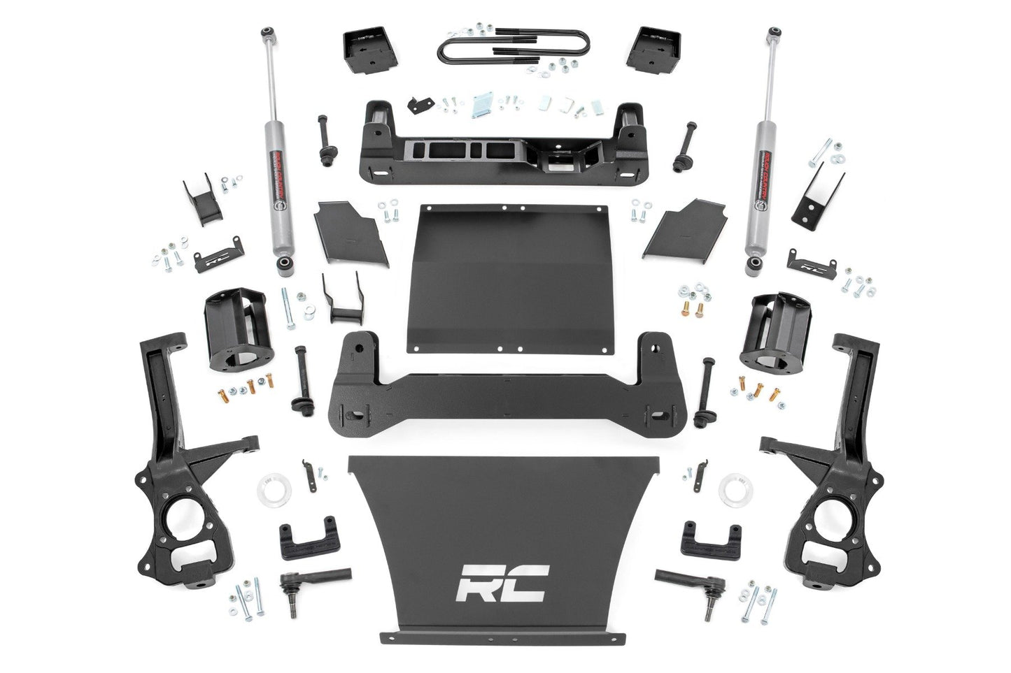 Rough Country 6 Inch Lift Kit | Mono Leaf Rear | Chevy Silverado 1500 4WD (2022-2024)