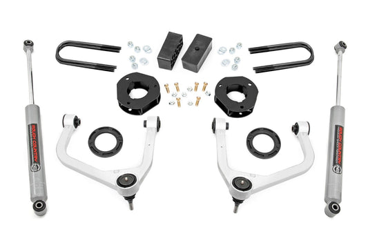 Kit de elevación de 3.5 pulgadas | Parte trasera de ballesta única | GMC Sierra 1500 2WD/4WD (2025-2026)