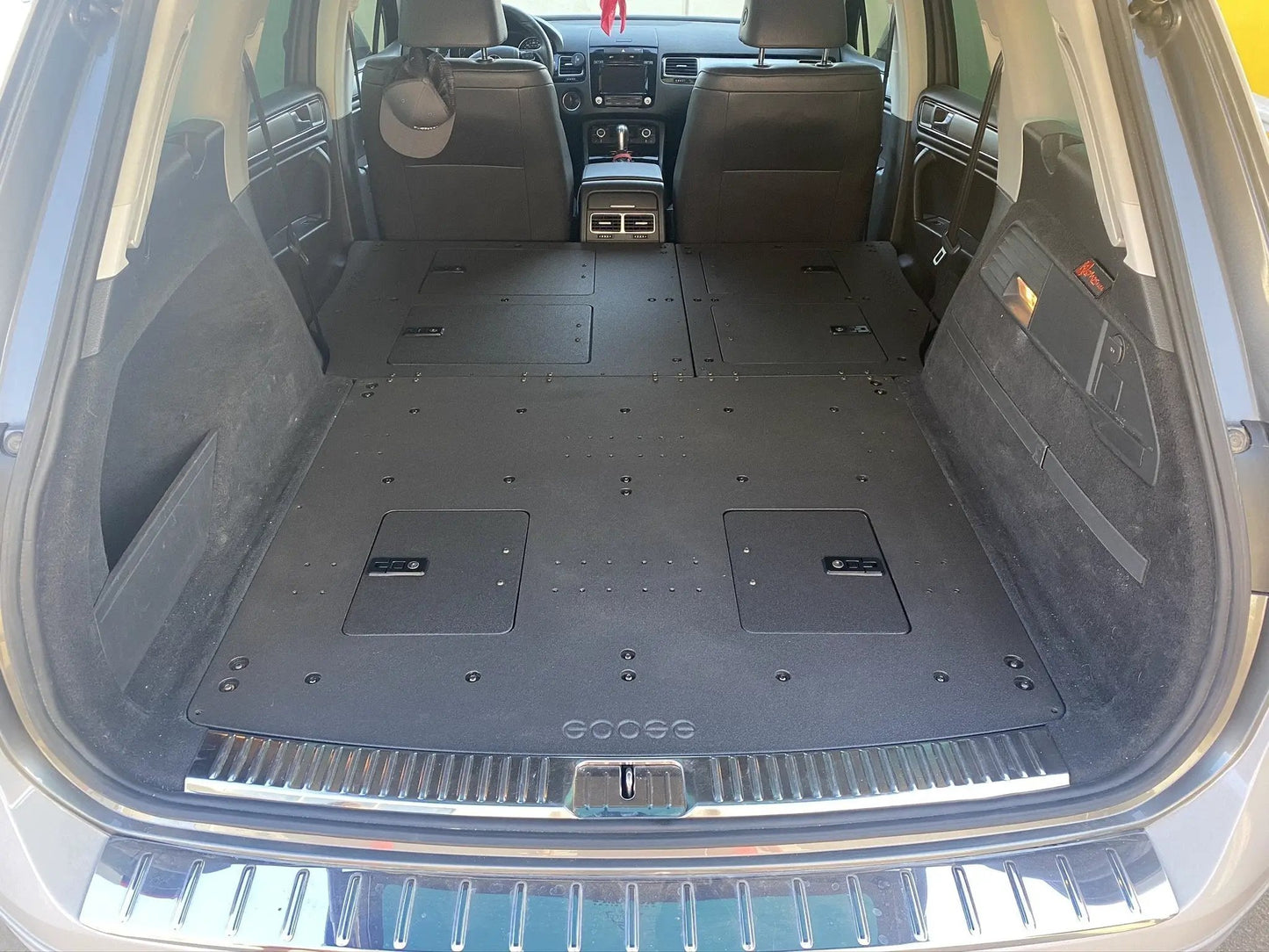 Porsche Cayenne 2011-2017 2nd Gen. - Second Row Seat Delete Plate System by Goose Gear
