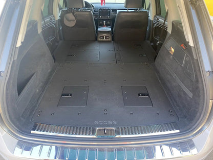 Porsche Cayenne 2011-2017 2nd Gen. - Second Row Seat Delete Plate System by Goose Gear