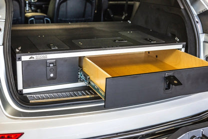 Porsche Cayenne & Volkswagen Touareg 2011-2017 2nd Gen. - Side X Side Drawer Module with Fitted Top Plate by Goose Gear