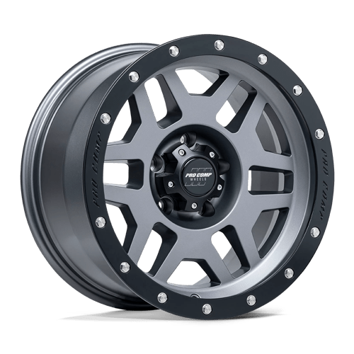 Pro Comp Alloys PHASER 17X9 6X5.5 108 -6 M-GRPHT-BLK by Pro Comp Alloys